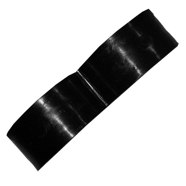 Сегмент воздуховода УПС (резьба левая) цвет черный